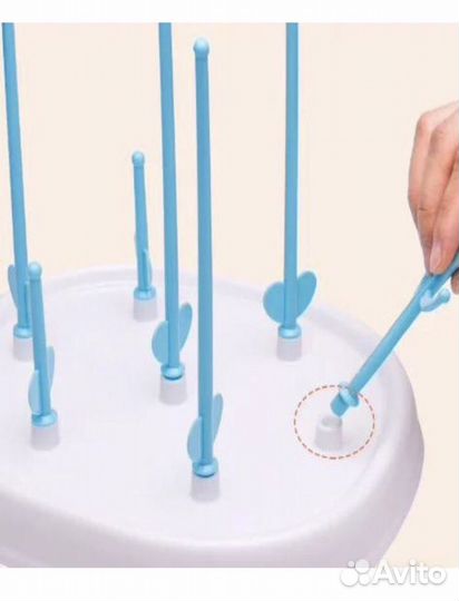 Подставка для сушки бутылочек, сосок и аксессуаров