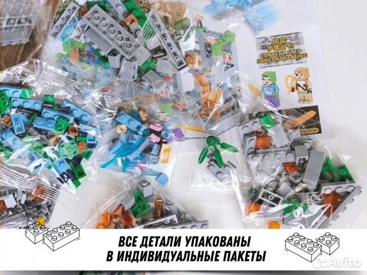 Конструктор lego minecraft Джунгли