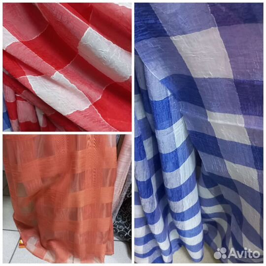 Занавески шторы тюль, жатка клетка,на кухню