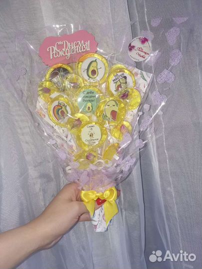 Леденцы с сахарной картинкой. Новогодние леденцы