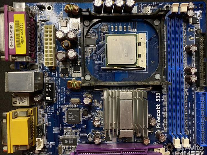Мат плата ASRock Prescot 553 сокет 478