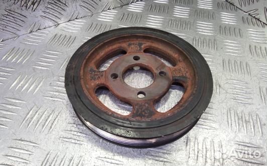 Шкив коленвала демпферный дизельный chevrolet capt
