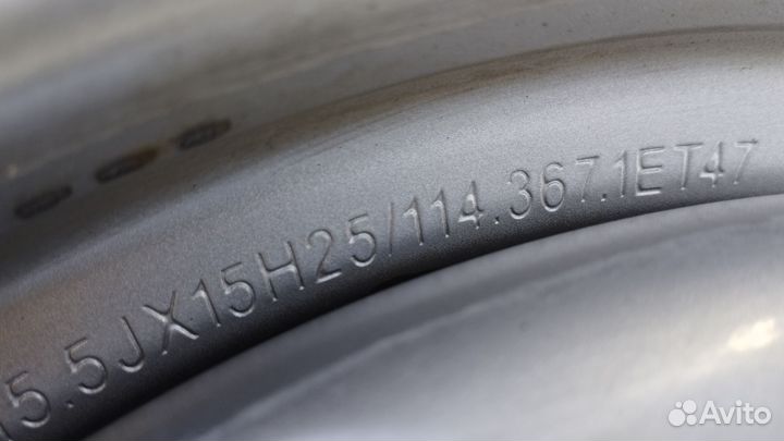 Штампованные диски r15 5*114.3