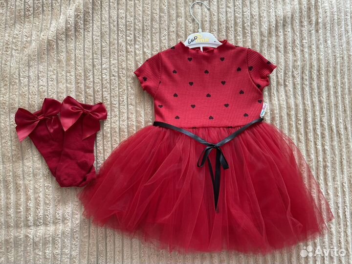 Платье для девочки 80-86