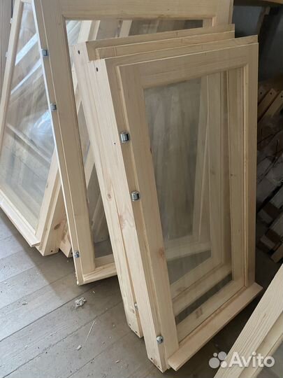 Окно деревянное из массива сосны(ели)