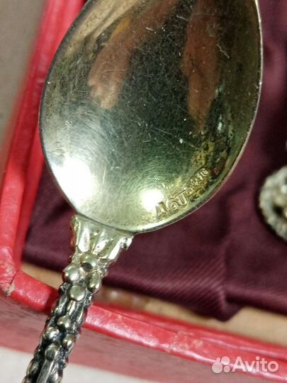 Половник и ложки серебро