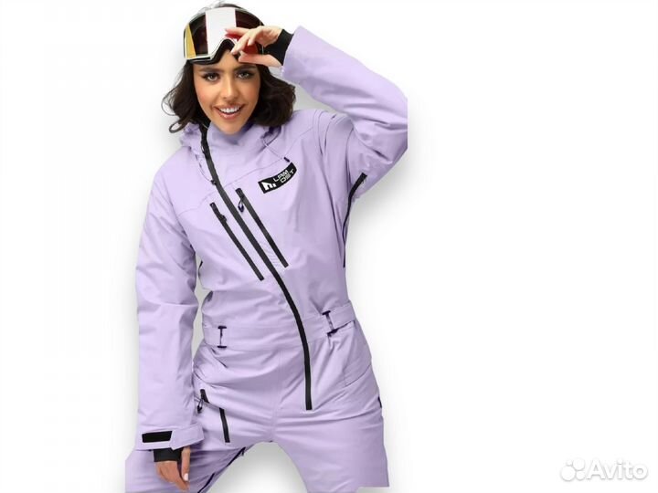 Комбинезон сноубордический костюм женский 2 цвета