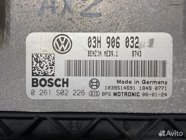 Эбу 03H906032 3.2л 3.6л Passat B6
