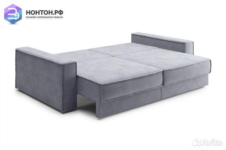 Диван тик-так Сохо 3-х местный серый