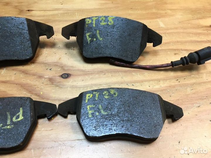 Колодки тормозные перед. volkswagen jetta