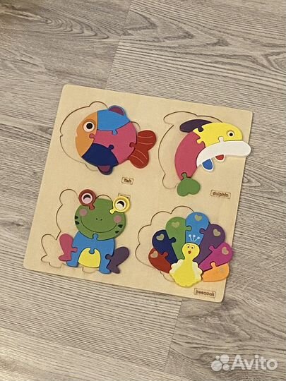 Деревянная рамка с вкладышами