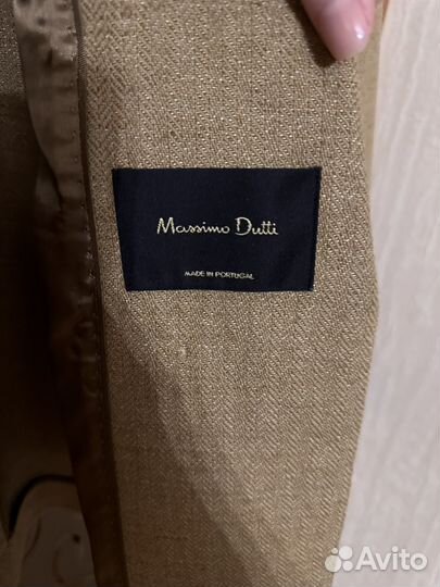 Пиджак блейзер massimo dutti лён новый