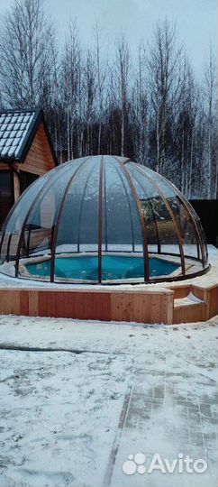 Павильон для бассейна. Купол для бассейна