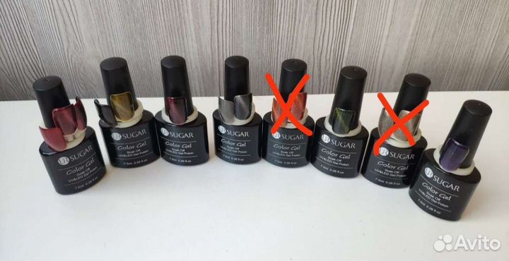 Гель для наращивания ногтей. Гель лак кошачий глаз