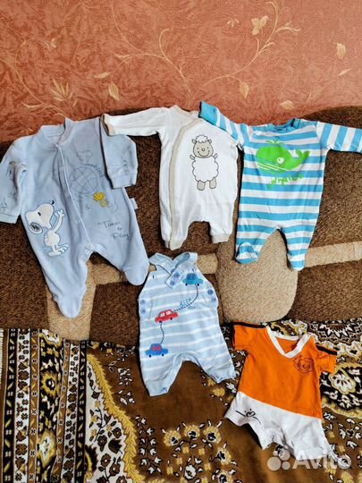 Вещи с рождения на мальчика