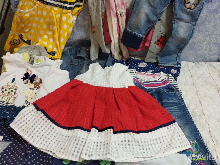 Вещи на девочку от92р по 110р