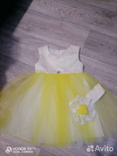 Нарядное пышное платье на 1 год