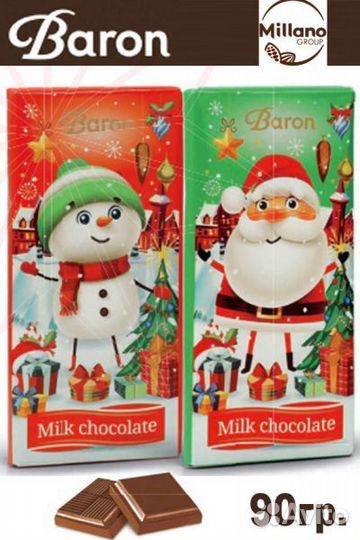 Новогодний шоколад baron из Европы