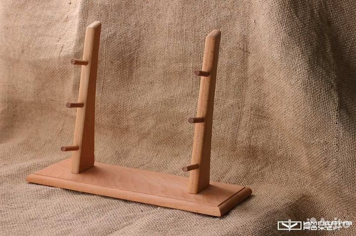 Стойка для 3-Х фиксированных ножей (бук)