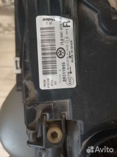 Фары volkswagen touareg