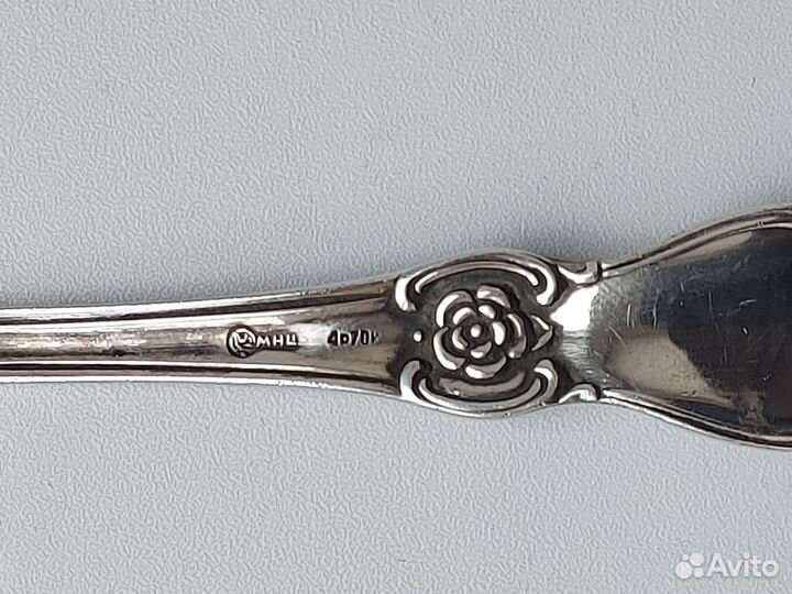 Вилки мельхиор посеребренные