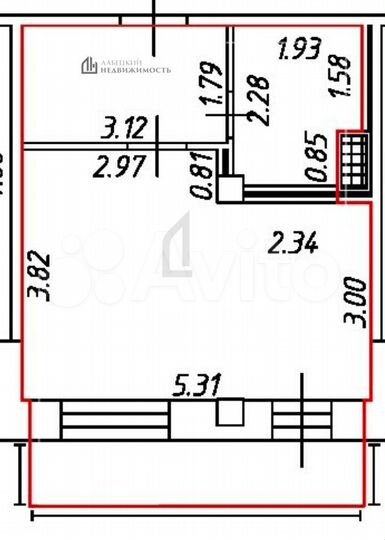 Квартира-студия, 28,4 м², 8/26 эт.