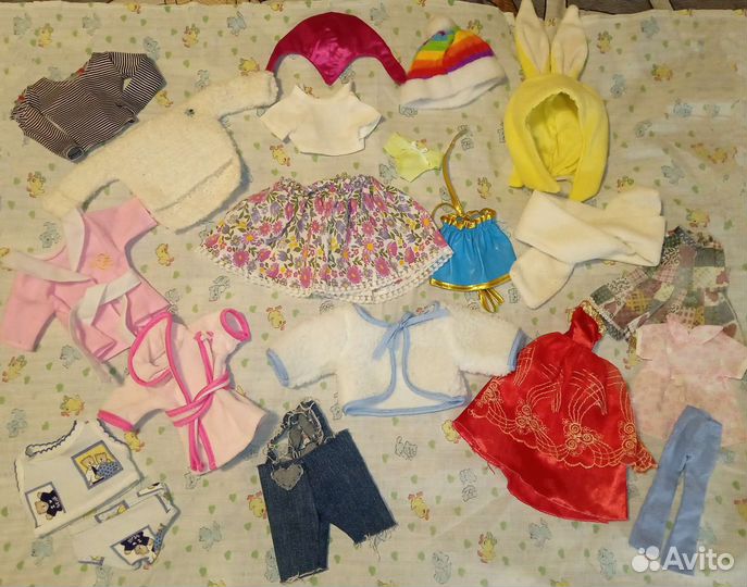 Пакет одежды для кукол разного размера