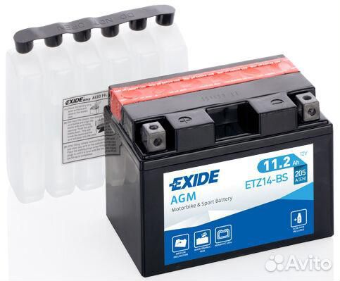 Аккумулятор Exide 11.2Ач прямая поляр. ETZ14-BS