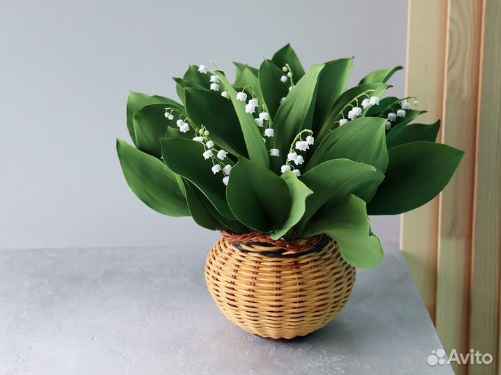 Ландыши clay craft на заказ