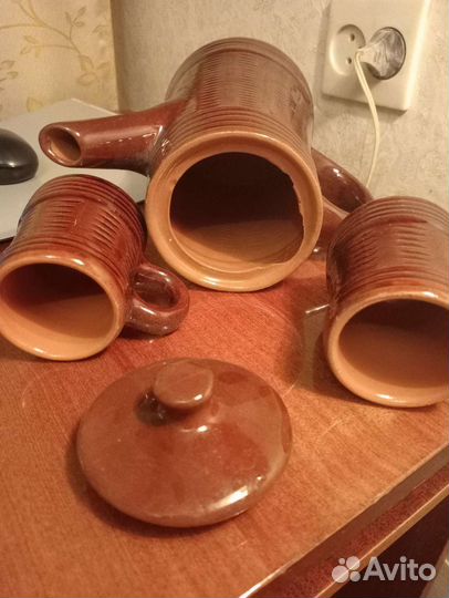 Кувшин кружки глина