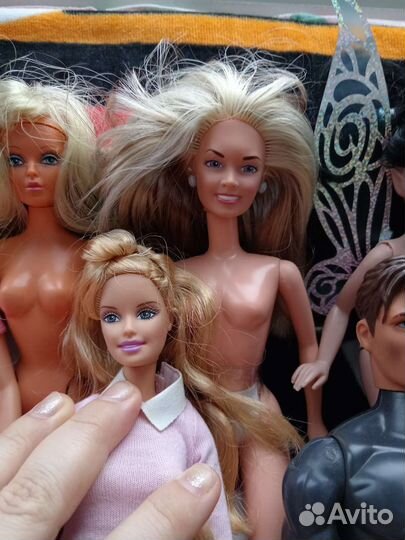 Куклы разных годов, винтажные барби, монстрхай