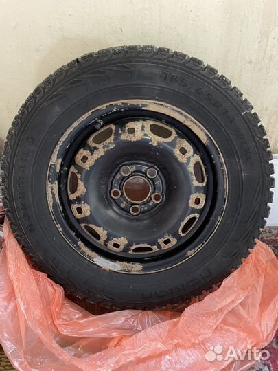 Колёса зимние R14 185/65 5x100 ET35 DIA57.1