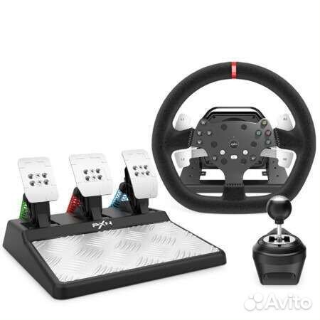 Игровой руль PXN V10 с коробкой передач и педалями