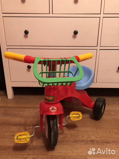 Велосипед трехколесный Полесье Малыш