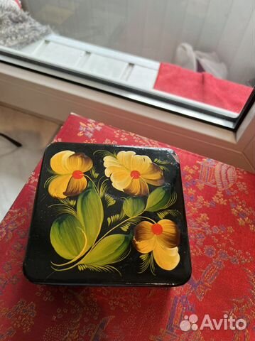 Шкатулка деревянная СССР