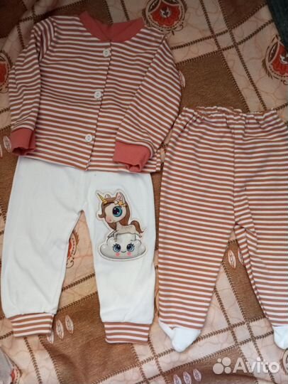 Одежда для девочки пакетом 68-74