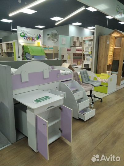 Детская кровать чердак