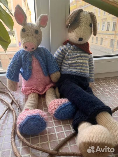 Вязаные игрушки ручной работы