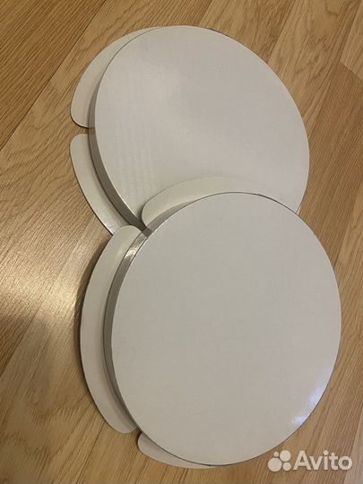 Круглые формы картон 25 см