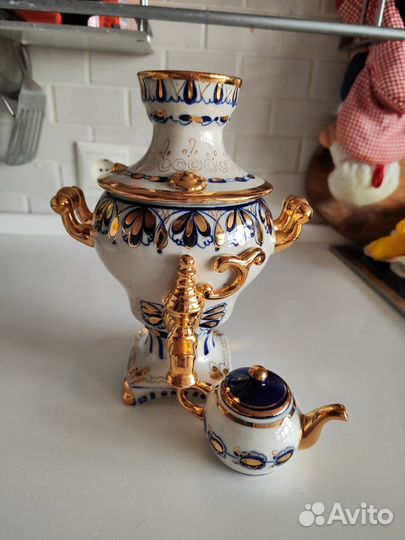 Самовар СССР Гжель