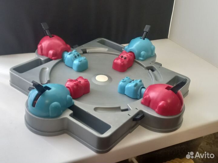 Настольная игра СССР бегемоты зообильярд