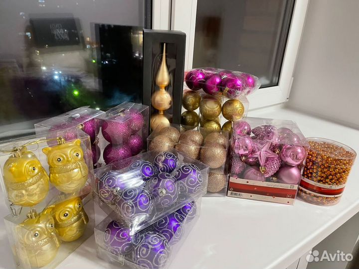Елочные украшения игрушки