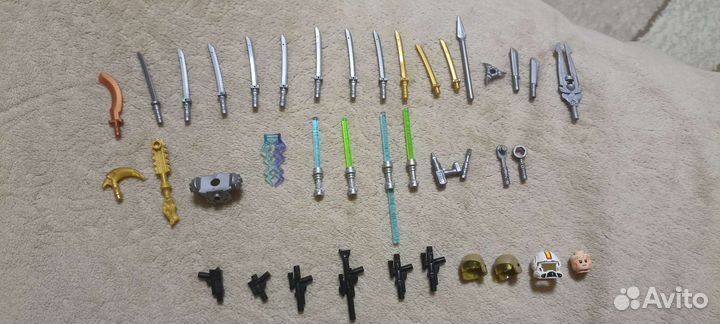 Lego минифигурки star wars, ninjago, dc