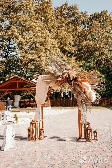 Декор бохо для свадьбы