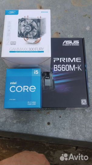 Материнская плата asus b560 с процессором i5 11400