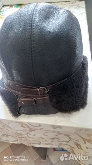 Шапка меховая мужская дубленая овчина 53-58 Р-Р