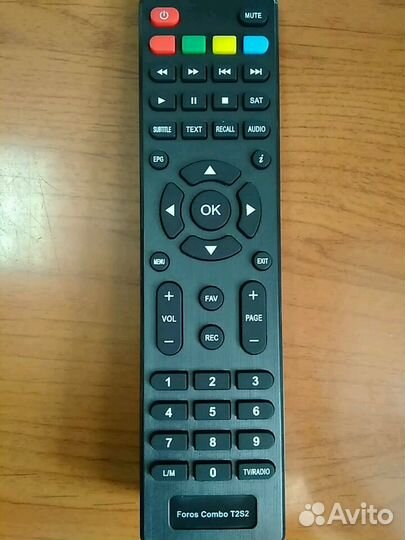 Пульт World Vision Foros Combo T2S2 для DVB-T2