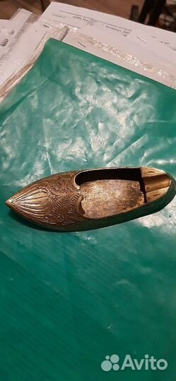 Старая пепельница,Индия,клеймо