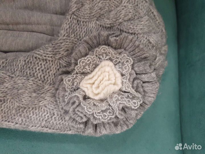 Шапка шлем для девочки