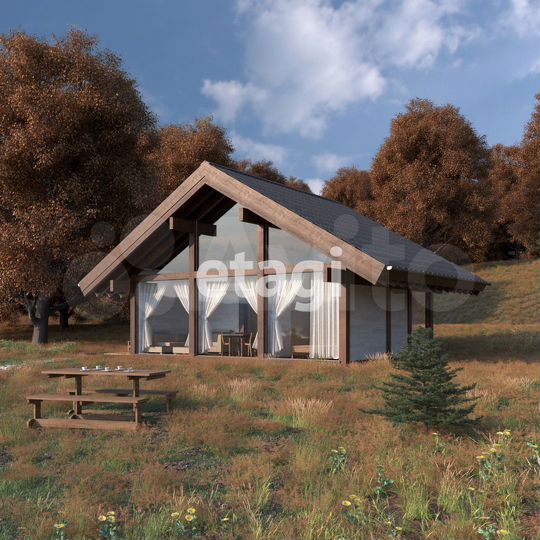 Дом 60 м² на участке 10,8 сот.